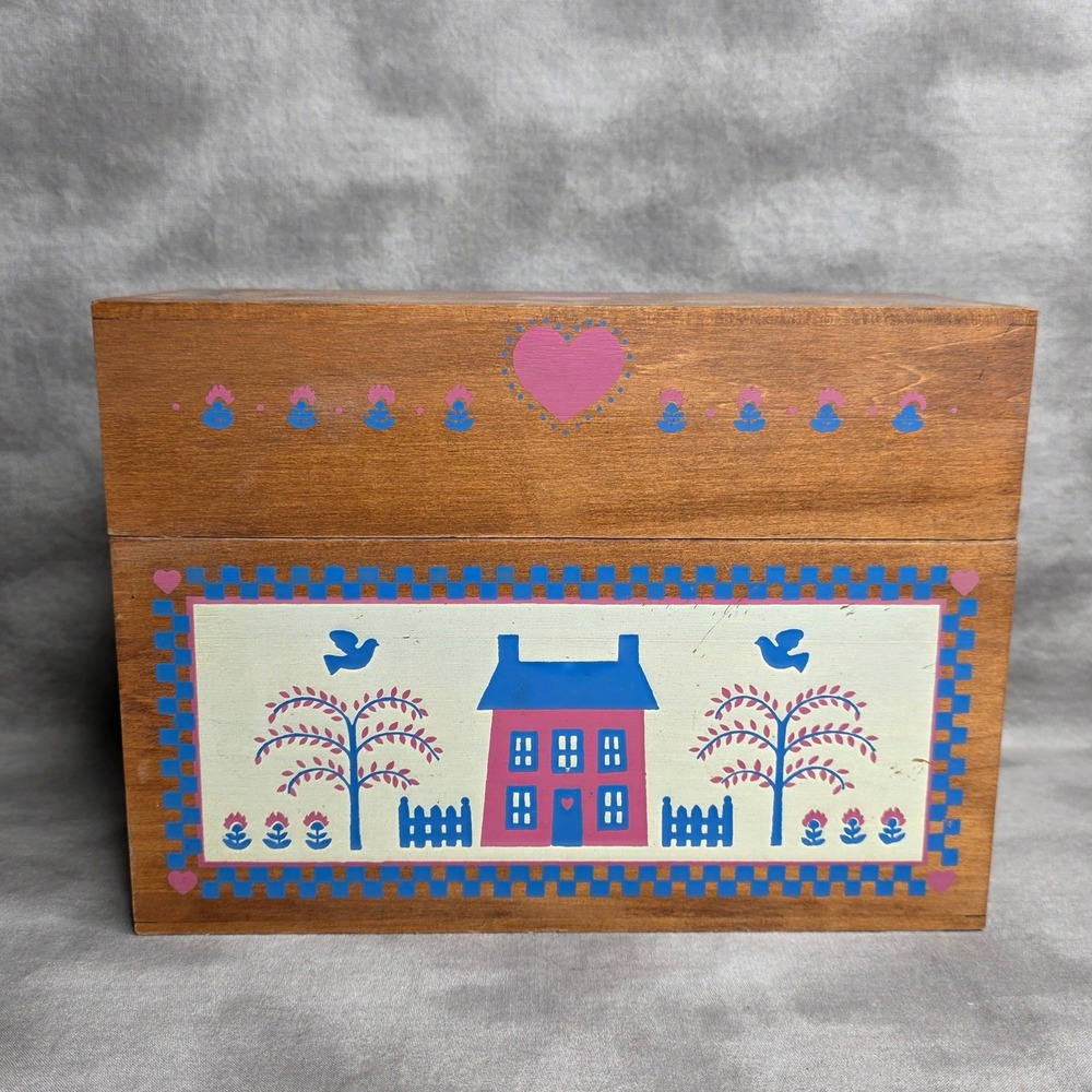 Mail Organizer Wood Box Cottagecore Grannycore Country Desk Decor Vintage